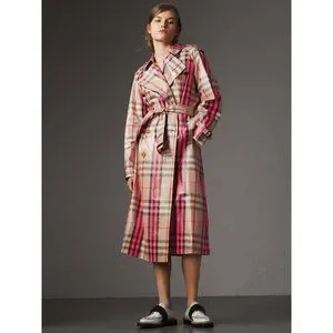 burberry neon trench coat